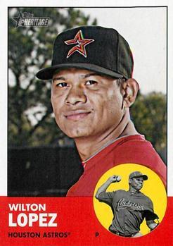 #189 Wilton Lopez - Houston Astros - 2012 Topps Heritage Baseball