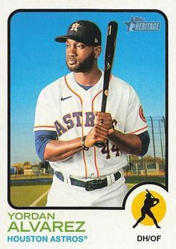 #189 Yordan Alvarez - Houston Astros - 2022 Topps Heritage Baseball