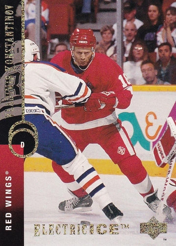 #189 Vladimir Konstantinov - Detroit Red Wings - 1994-95 Upper Deck Hockey - Electric Ice