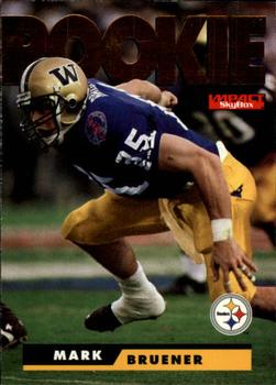 #189 Mark Bruener - Pittsburgh Steelers - 1995 SkyBox Impact Football