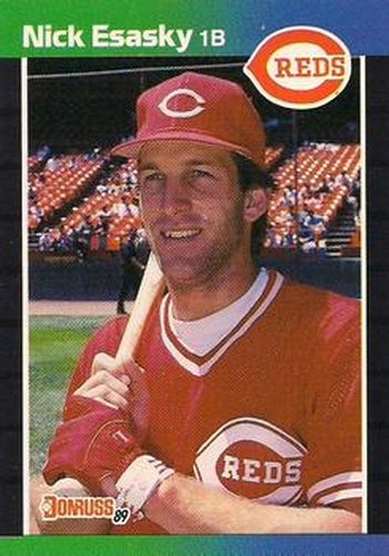 #189 Nick Esasky - Cincinnati Reds - 1989 Donruss Baseball