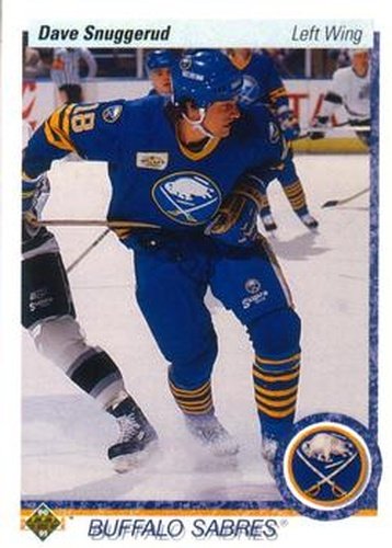 #189 Dave Snuggerud - Buffalo Sabres - 1990-91 Upper Deck Hockey