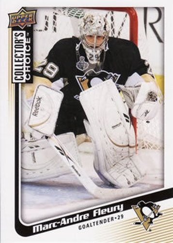 #189 Marc-Andre Fleury - Pittsburgh Penguins - 2009-10 Collector's Choice Hockey