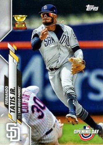 #189 Fernando Tatis Jr. - San Diego Padres - 2020 Topps Opening Day Baseball