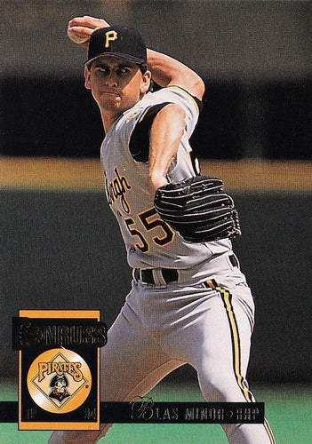 #189 Blas Minor - Pittsburgh Pirates - 1994 Donruss Baseball