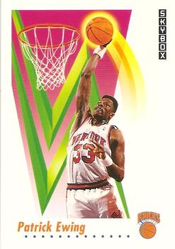 #189 Patrick Ewing - New York Knicks - 1991-92 SkyBox Basketball