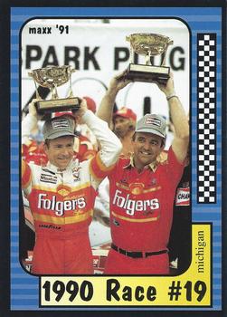#189 1990 Race #19-Michigan - Roush Racing - 1991 Maxx Racing