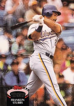 #189 Franklin Stubbs - Milwaukee Brewers - 1992 Stadium Club Baseball