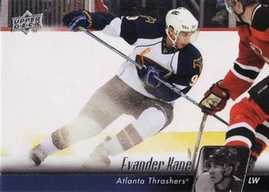 #189 Evander Kane - Atlanta Thrashers - 2010-11 Upper Deck Hockey
