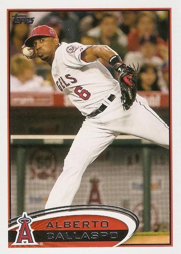 #189 Alberto Callaspo - Los Angeles Angels - 2012 Topps Baseball