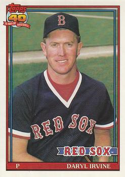 #189 Daryl Irvine - Boston Red Sox - 1991 O-Pee-Chee Baseball