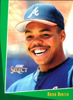 #189 Brian Hunter - Atlanta Braves - 1993 Select Baseball