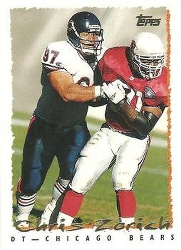 #189 Chris Zorich - Chicago Bears - 1995 Topps Football