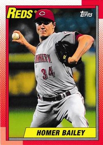 #189 Homer Bailey - Cincinnati Reds - 2013 Topps Archives Baseball
