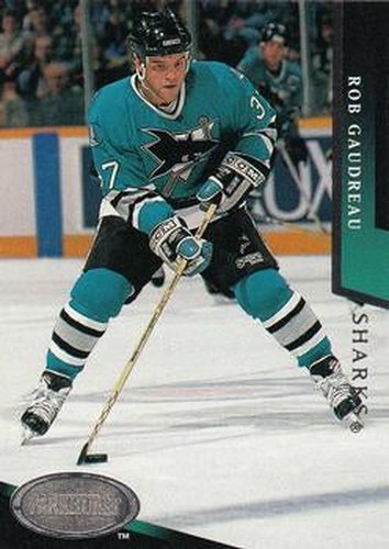 #189 Rob Gaudreau - San Jose Sharks - 1993-94 Parkhurst Hockey