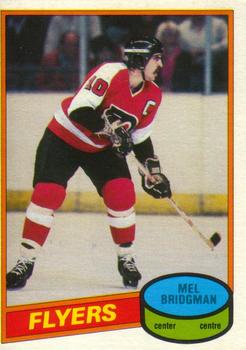 #189 Mel Bridgman - Philadelphia Flyers - 1980-81 O-Pee-Chee Hockey