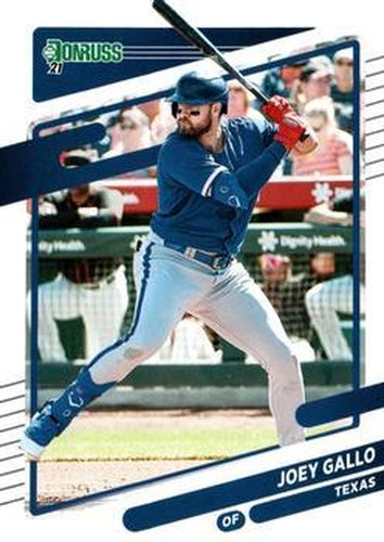 #189 Joey Gallo - Texas Rangers - 2021 Donruss Baseball