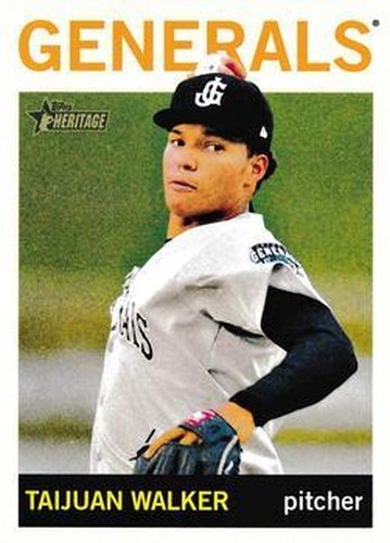 #189a Taijuan Walker - Jackson Generals - 2013 Topps Heritage Minor League Baseball