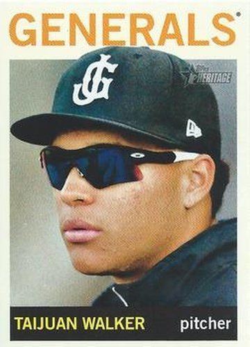 #189b Taijuan Walker - Jackson Generals - 2013 Topps Heritage Minor League Baseball