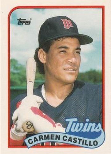 #18T Carmen Castillo - Minnesota Twins - 1989 Topps Traded Baseball