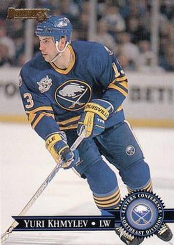 #18 Yuri Khmylev - Buffalo Sabres - 1995-96 Donruss Hockey