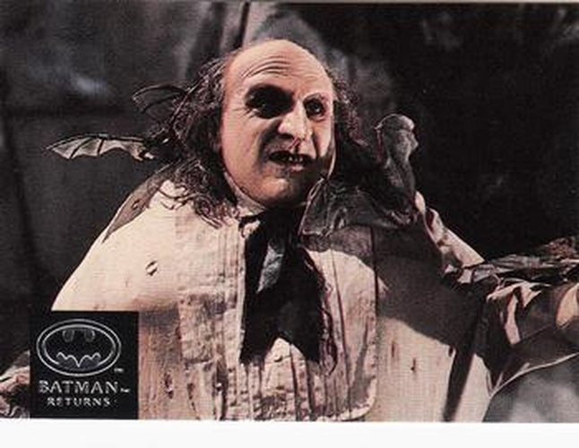 #18 Tim Burton directs actors Christopher Walken - 1992 Stadium Club Batman Returns