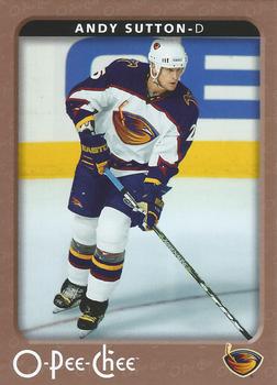 #18 Andy Sutton - Atlanta Thrashers - 2006-07 O-Pee-Chee Hockey