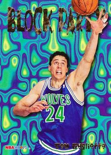 #18 Tom Gugliotta - Minnesota Timberwolves - 1995-96 Hoops Basketball - Block Party