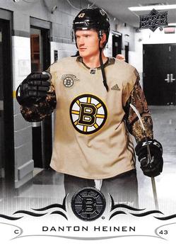 #18 Danton Heinen - Boston Bruins - 2018-19 Upper Deck Hockey