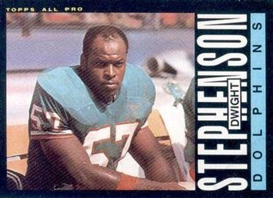 #318 Dwight Stephenson - Miami Dolphins - 1985 Topps Football