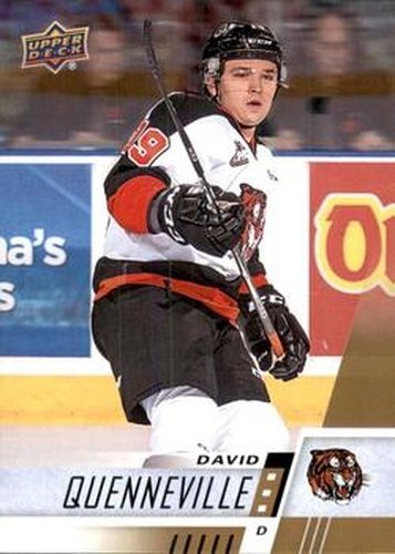 #18 David Quenneville - Medicine Hat Tigers - 2017-18 Upper Deck CHL Hockey