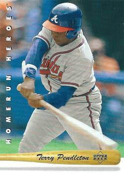 #HR18 Terry Pendleton - Atlanta Braves - 1993 Upper Deck Baseball - Home Run Heroes