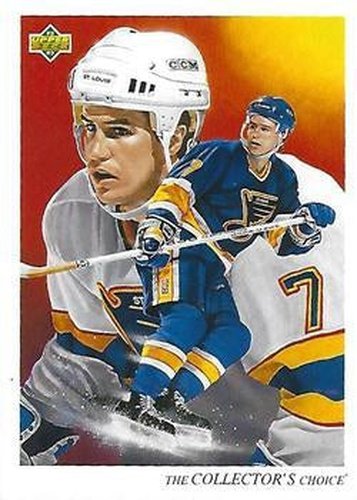 #18 Nelson Emerson - St. Louis Blues - 1992-93 Upper Deck Hockey