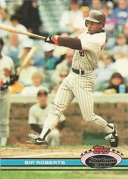 #18 Bip Roberts - San Diego Padres - 1991 Stadium Club Baseball