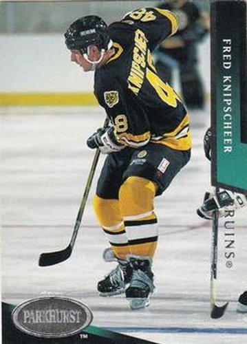 #18 Fred Knipscheer - Boston Bruins - 1993-94 Parkhurst Hockey