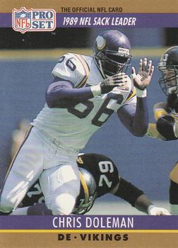 #18 Chris Doleman - Minnesota Vikings - 1990 Pro Set Football