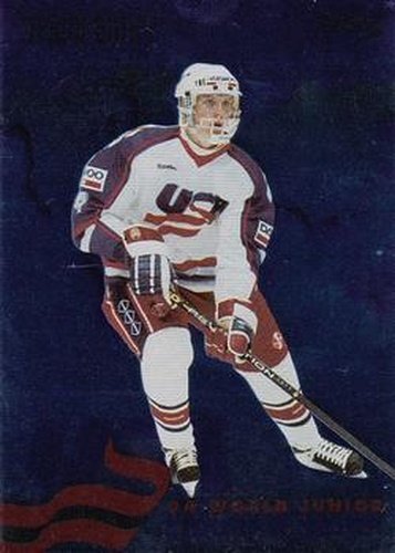 #18 Deron Quint - USA - 1993-94 Donruss Hockey - 1994 World Junior Championship USA