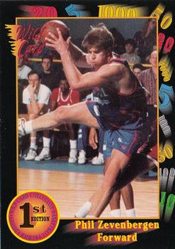#18 Phil Zevenbergen - Washington Huskies - 1991-92 Wild Card Basketball