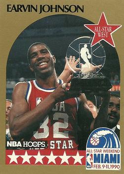 #18 Earvin Johnson - Los Angeles Lakers - 1990-91 Hoops Basketball