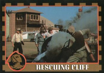 #18 Rescuing Cliff - 1991 Topps The Rocketeer