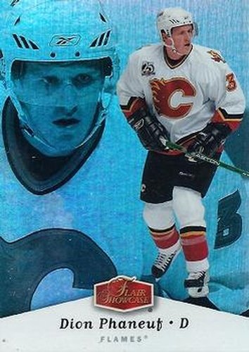 #18 Dion Phaneuf - Calgary Flames - 2006-07 Flair Showcase Hockey