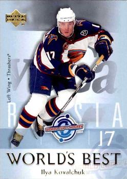 #WB18 Ilya Kovalchuk - Atlanta Thrashers - 2004-05 Upper Deck Hockey - World's Best