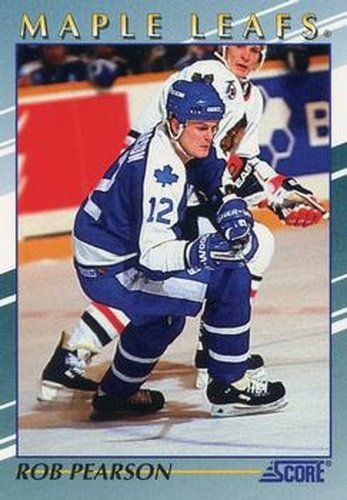 #18 Rob Pearson - Toronto Maple Leafs - 1992-93 Score Young Superstars Hockey