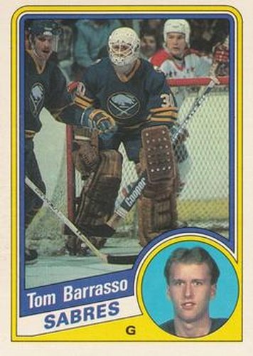 #18 Tom Barrasso - Buffalo Sabres - 1984-85 O-Pee-Chee Hockey