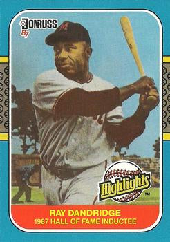 #18 Ray Dandridge - Minneapolis Millers - 1987 Donruss Highlights Baseball