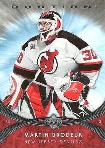 #18 Martin Brodeur - Martin Brodeur - 2007-08 Upper Deck Ovation Hockey