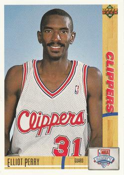 #18 Elliot Perry - Los Angeles Clippers - 1991-92 Upper Deck Basketball