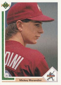 #18 Mickey Morandini - Philadelphia Phillies - 1991 Upper Deck Baseball