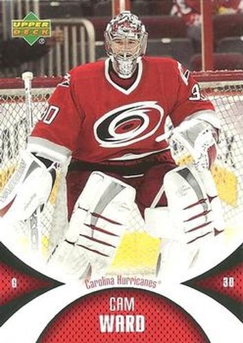 #18 Cam Ward - Carolina Hurricanes - 2006-07 Upper Deck Mini Jersey Hockey