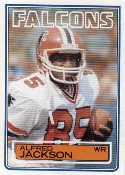 #18 Alfred Jackson - Atlanta Falcons - 1983 Topps Football